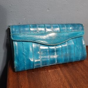 Vintage Lee Sands Wallet, Turquoise